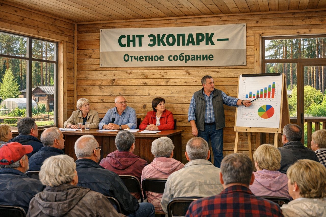 УВЕДОМЛЕНИЕ о проведении очередного Общего собрания членов СНТ «Экопарк»  в заочной форме